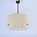 Люстра Rh Two-Tier Round Shade Linen Imperiumloft 75148-22 - фото
