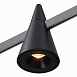 Магнитный трековый светильник FARM Черный LED 1*5W 3000K 325Lm Ra90 60 IP20 D70xH115 24 ST813.406.05 - фото