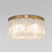 Потолочный светильник Eurosvet 60084/5 латунь/перламутр Smart