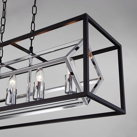 Подвесной светильник Eurosvet 70122/5 черный - фото