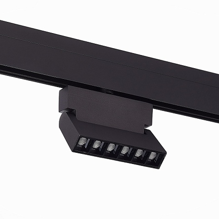 Магнитный трековый светильник Черный LED 1*6W 4000K 532Lm Ra>90 36° IP20 L120xW22xH134 ST362.446.06 - фото