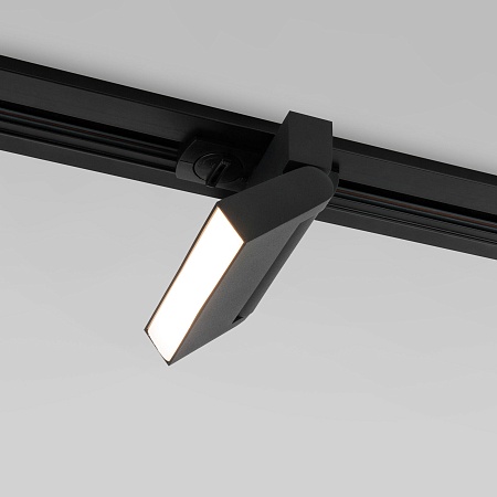 Трековый светильник для однофазного шинопровода Arda черный 10 Вт 4200 K 85015/01 Elektrostandard - фото