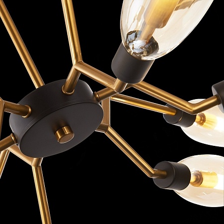 Люстра подвесная ST-Luce Латунь/Коньячный G9 12*5W SL1174.303.12 - фото