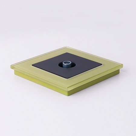 ТВ-розетка оконечная черный матовый WL08-TV - фото