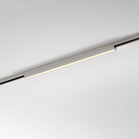 Трековый светильник 12W 3000K никель 85526/01 система Лайн 85526/01 Elektrostandard - фото