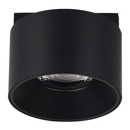 Магнитный трековый светильник Черный LED 1*5W 3000K 350Lm Ra>90 36° IP20 D60xH37 24V ST669.436.05 - фото