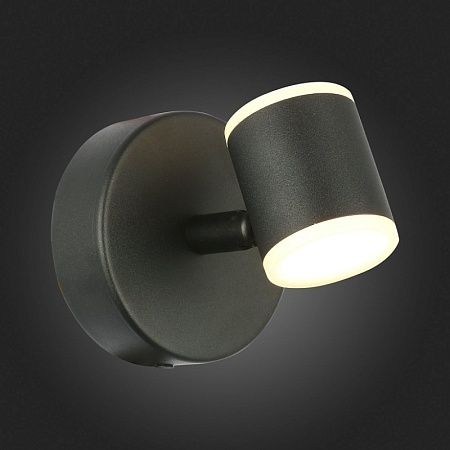Светильник настенный ST-Luce Черный/Белый LED 1*6W 3000K SL1597.401.01 - фото