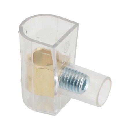 Зажим винтовой концевой изолированный КЗВИ-35 500В, 135А, 10 контактов, поликарбонат LD228-135А - фото