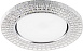 Светильник встраиваемый с белой LED подсветкой Feron CD4028 потолочный GX53 без лампы прозрачный - фото