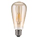 Филаментная светодиодная лампа ST64 6W 3300K E27 Classic FD 6W 3300K E27 - фото