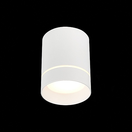 Светильник потолочный Белый LED 1*7W 3000K 490Lm Ra>90 120° IP20 D79xH100 170-240V ST115.532.07 - фото