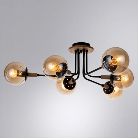 Потолочная люстра ARTE LAMP A2716PL-6BK - фото