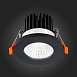 Св-к встр. Черный LED 1*10W 3000K 900Lm Ra>90 38° IP20 D80xH60 170-240V ST704.438.10 - фото