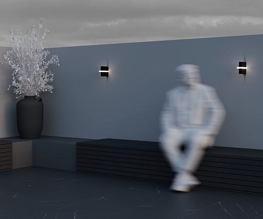 Уличный настенный светильник Outdoor O484WL-L6GF3K - фото