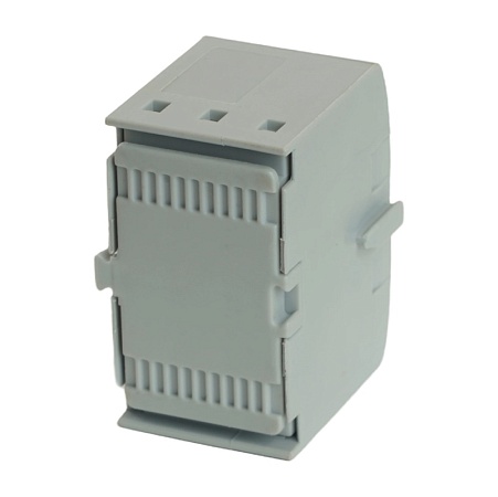 Зажим блочный (групп) для распред.тока нагрузки push-in на 6 точек, сеч 2,5 мм2, 450V, 24А,серый LD580 PTFIX 06/25 - фото