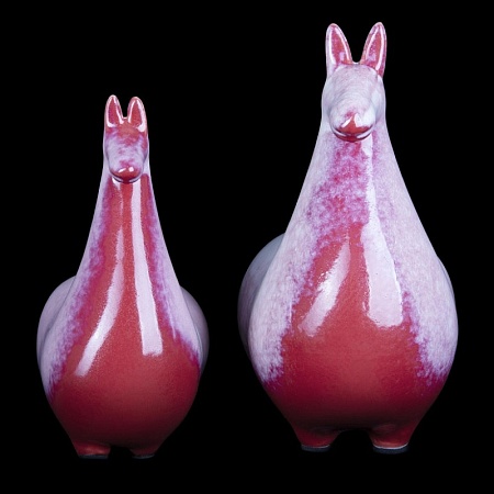 10283 Red Статуэтка LOFT IT Horse (2 штуки) - фото