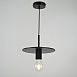 Подвесной Светильник Rh Utilitaire Disk Shade Pendant Black Imperiumloft 123642-22 - фото