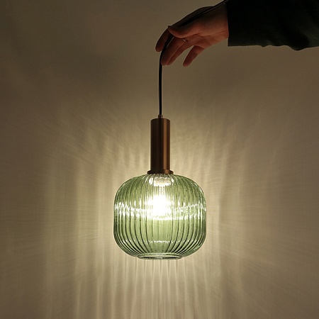 Подвесной Светильник Ferm Living Chinese Lantern A Brass / Green Imperiumloft 101692-26 - фото