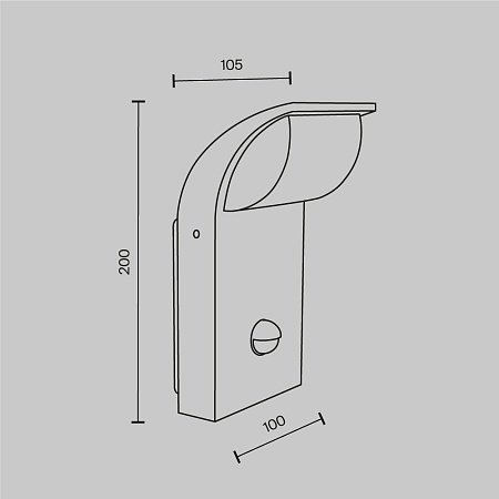 Настенный светильник (бра) Outdoor O446WL-L7GF3KSR - фото