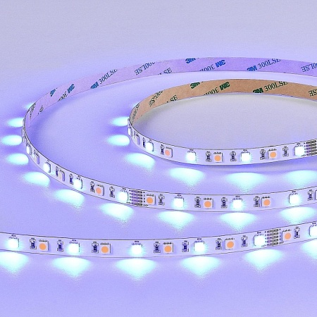 Светодиодная лента SMD5050 - 17.28W/M RGB+4000K 300Lm Ra>90 IP20 L1 000xW10xH- 24V ST019.418.20RGBW - фото