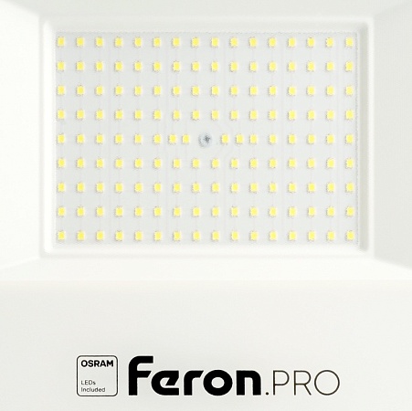 Светодиодный прожектор Feron.PRO LL-1000 IP65 100W 6400K  черный - фото