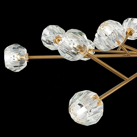 Светильник подвесной ST-Luce Латунь/Прозрачный G9 LED 18*5W SL1166.303.18 - фото