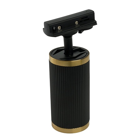 Светильник Feron AL174 трековый однофазный на шинопровод под лампу GU10, черный античное золото - фото