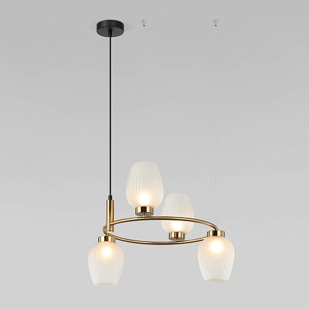 Подвесной светильник Eurosvet 30183/4 латунь - фото