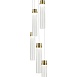 Светильник подвесной ST-Luce Латунь/Прозрачный LED 5*12W 4000K SL6236.303.05 - фото