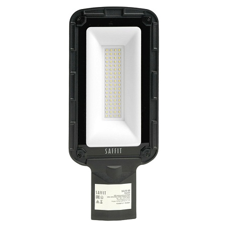Светодиодный уличный консольный светильник SAFFIT SSL10-50 50W 5000K 230V, черный - фото