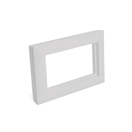 Рамка  2-местная (без перемычки),  пластик, STEKKER, PFR00-7012-01, серия Катрин, белый - фото