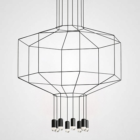 Подвесной Светильник Via Wireflow Polyhedral 0299 Octagonal Imperiumloft 84534-22 - фото