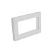 Рамка  2-местная (без перемычки),  пластик, STEKKER, PFR00-7012-01, серия Катрин, белый - фото