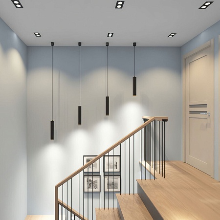 DK3072-BBR Встраиваемый светильник, IP 20, 10 Вт, GU5.3, LED, черный/бронзовый, пластик - фото