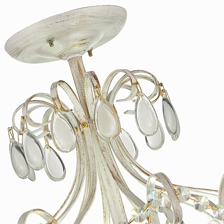 Светильник потолочный Золотистый/Белый матовый E14 6*60W SLE160302-06 - фото