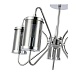 Светильник потолочный Хром/Дымчатый E14 5*40W SLE102302-05 - фото