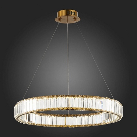 Люстра подвесная ST-Luce Латунь/Прозрачный LED 1*40W 4000K SL1622.363.01 - фото