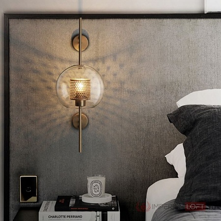 Настенный Светильник Catch Wall Ball L58 Brass Imperiumloft 189443-26 - фото