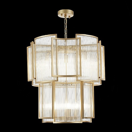 Люстра подвесная ST-Luce Шампань/Прозрачный, Шампань E14 8*60W SL1234.203.08 - фото