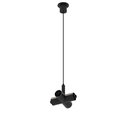 Подвесной токопроводящий Х-коннектор ST-Luce Черный ST1601.479.00 - фото