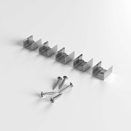 Клипса монтажная для силиконового профиля для светодиодной ленты (5 шт.) Clip LL-2-ALP027 Elektrostandard - фото