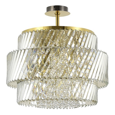 Светильник потолочный ST-Luce латунь/прозрачный E14 12*40W SL6138.313.12 - фото