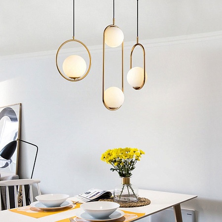 Подвесной Светильник Hoop Duo Хром Imperiumloft 140757-26 - фото