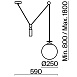 Подвесной светильник Freya FR5221PL-01BS - фото
