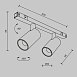 Трековый светильник Technical TR176-1-2X5WTW-M-B - фото