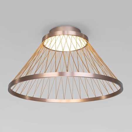 Потолочный светильник Eurosvet 40019/1 LED коричневый - фото