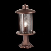 Светильник уличный наземный ST-Luce Темный кофе/Прозрачный, Темный кофе E27 1*60W SL080.405.01