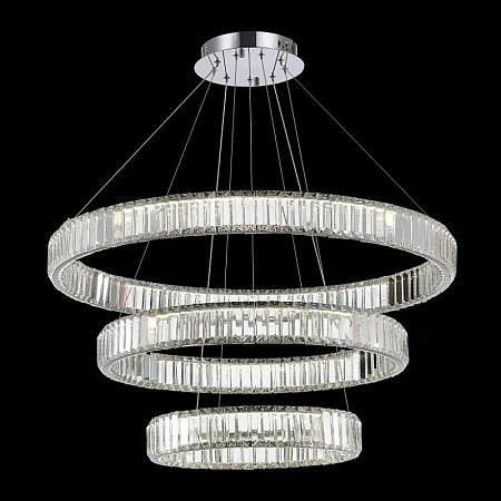 Люстра подвесная ST-Luce Хром/Прозрачный LED 1*122W 4000K SL1622.103.03 - фото