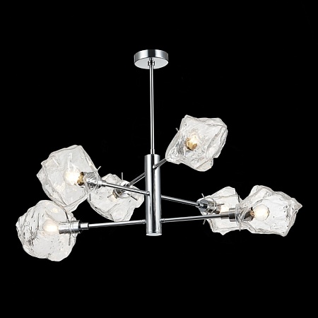 Люстра потолочная ST-Luce Хром/Прозрачный E14 6*40W SL1175.102.06 - фото