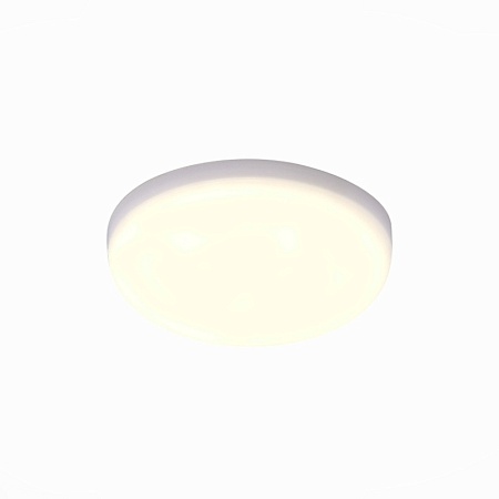 Св-к встр. Белый LED 1*8W 3000K 690Lm Ra80 180° IP44 D90xH20 85-265V ST700.538.08 - фото